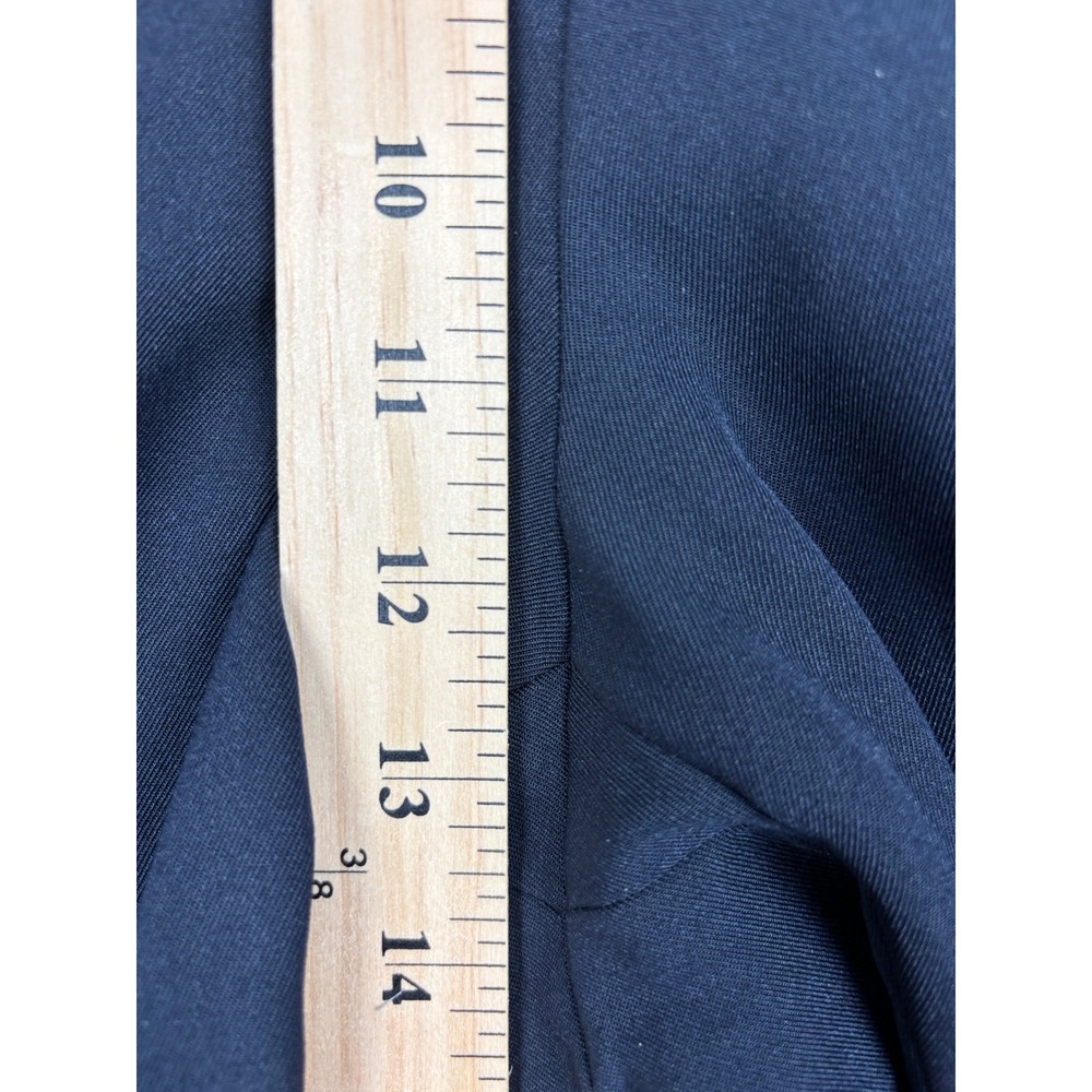 Lauren Ralph Lauren Mens Navy Blue Pleated Cuffed Dress Pants Trousers 36x31 - Picture 10 of 12